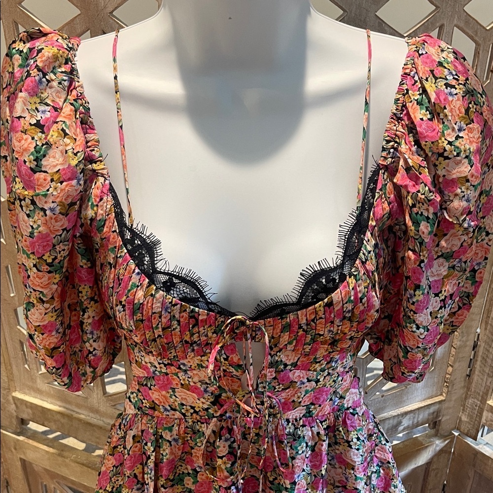 For Love & Lemons Isadora Midi Dress NWOT - Picture 8 of 16
